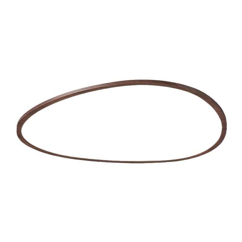 [Selección estricta] lámpara de techo retro de color nuez moderna simple de tres cabezas creativas de guijarros de espectro completo lámpara de protección de ojos