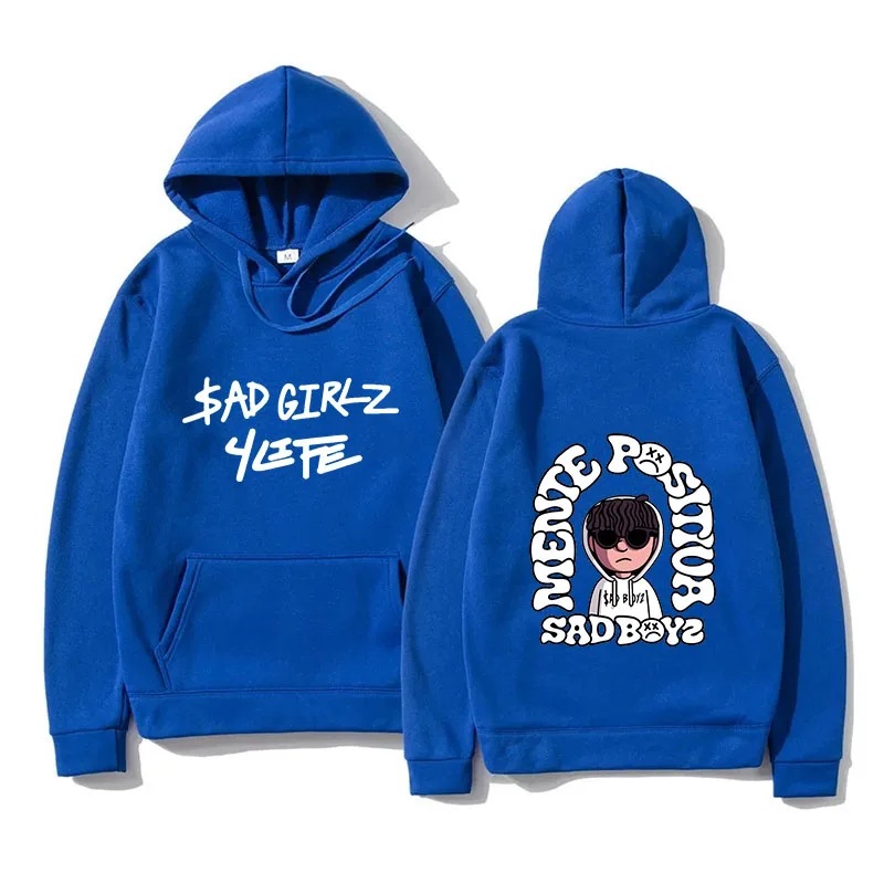 Nuevo jersey de hip-hop para hombre triste niño estampado suéter Harajuku niña fantasía música regalo casual ancho