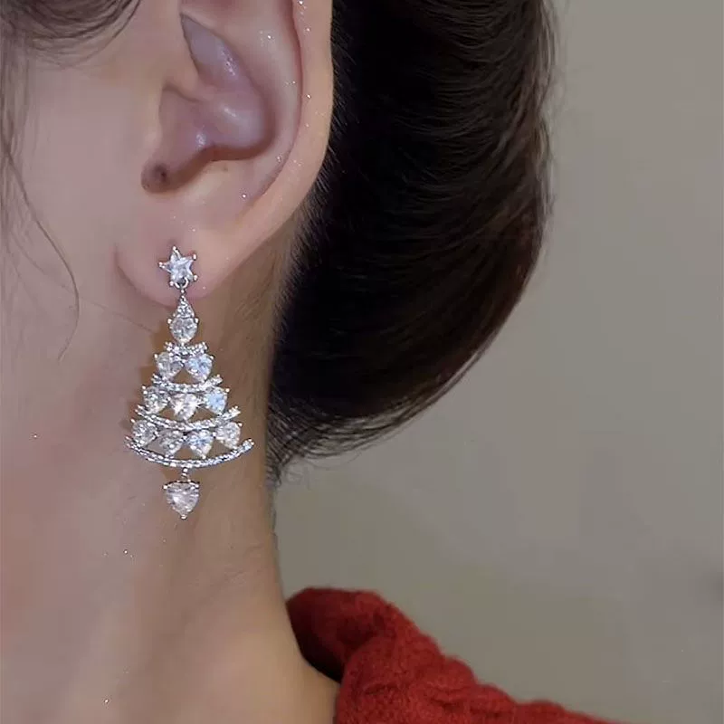 Серьги, универсальная серебряная игла, коллекция 2023 года, образец серебро 925, стиль высокого качества
