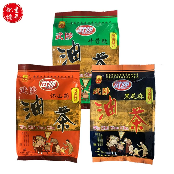 One bag each of black sesame seeds + beef bone marrow + Chinese yam