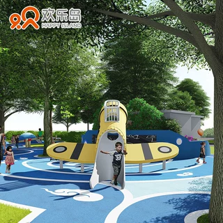 口袋公园无动力游乐设备小游园儿童滑梯微绿地规划钻洞攀爬设施厂