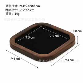 胡桃色首饰展示架项链耳钉耳环饰品陈列道具拍摄中式首饰店铺展示