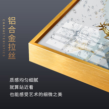 2022年新款5D钻石画满钻玄关九鱼图荷花客厅点贴砖珠绣十字绣2021
