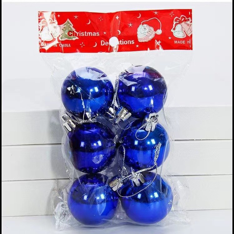 Bolas de decoración navideña Bolas populares para decoración de ventanas navideñas Colgantes de decoración para árboles de Navidad Bolas colgantes de decoración navideña