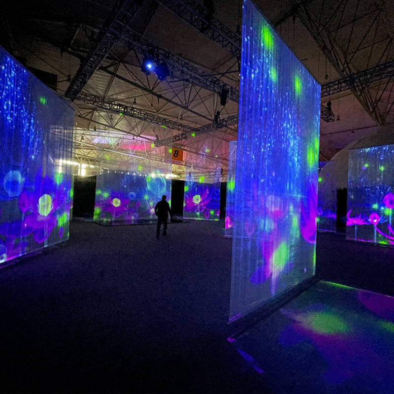 (Intention deposit) KTV holographic interactive projection design