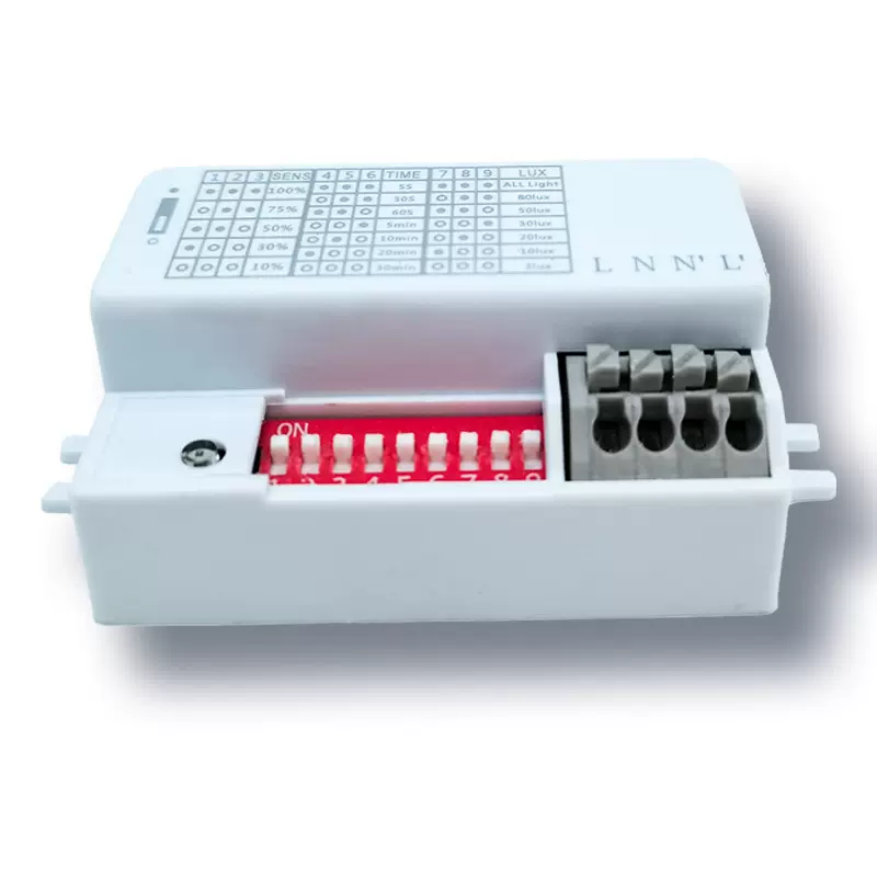 人体感应微波雷达开关楼道家居外置110V 220V照明LED灯具灵敏稳定