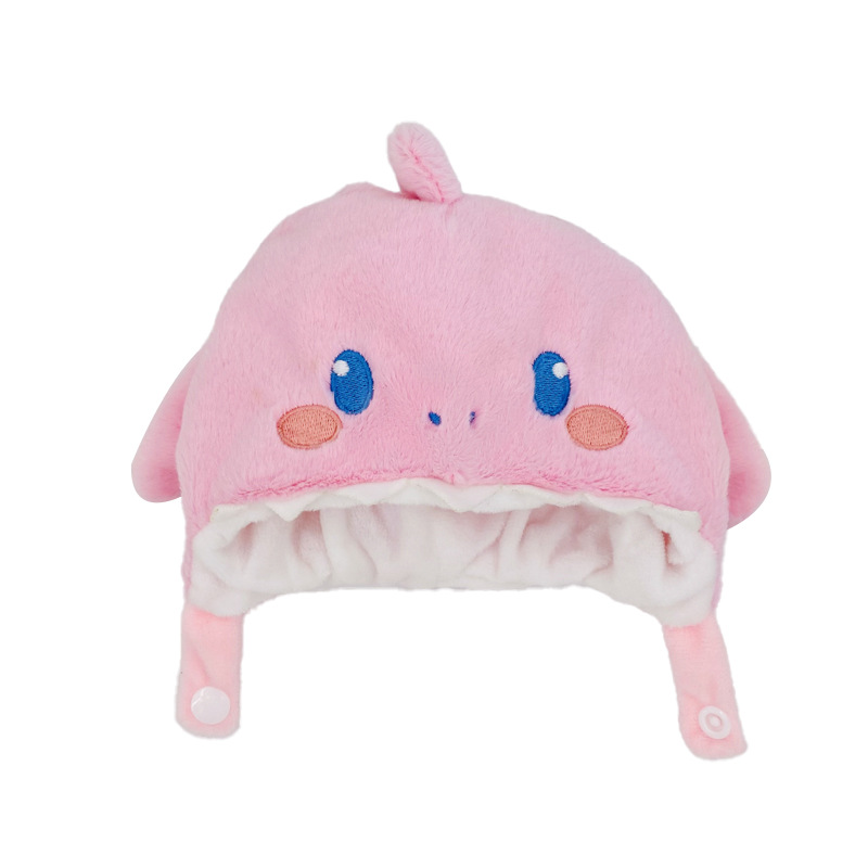 20cm lindo animal de dibujos animados sombrero de la muñeca de algodón sombrero de cerdo Rosa sombrero pequeño Castor muñeca Ropa Accesorios