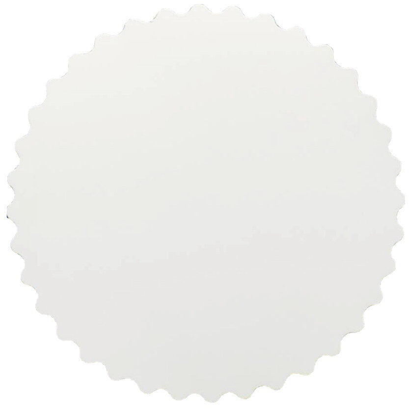 Ronda de oro soporte de fondo de la torta para hornear pastel de cumpleaños chasis duro punto occidental mousse pad Borde de papel cubierto Qi Feng almohadilla de la torta