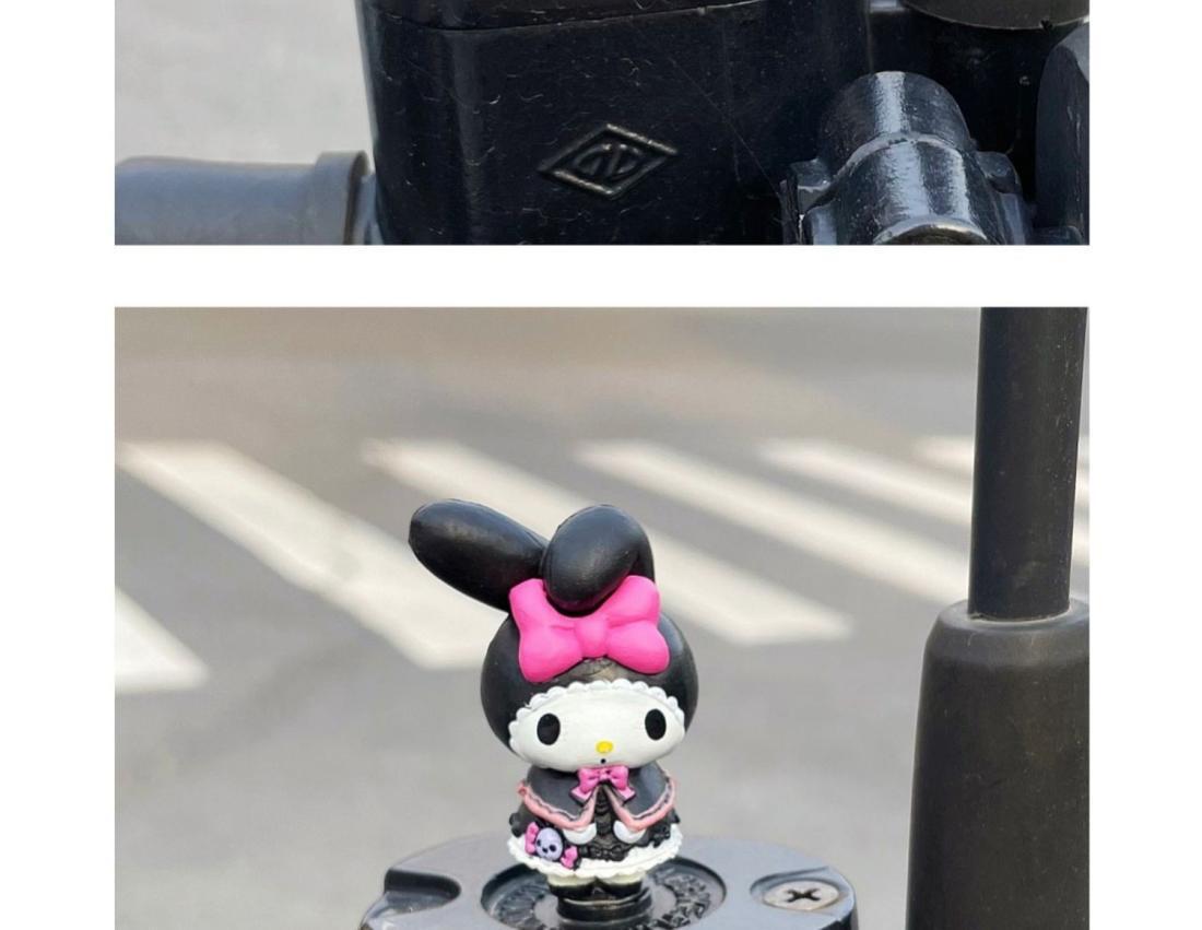 Car Ornaments Lolita Kuromi Melody Battery Electric Car Motorcycle Motorcycle Car Central Control Decorations