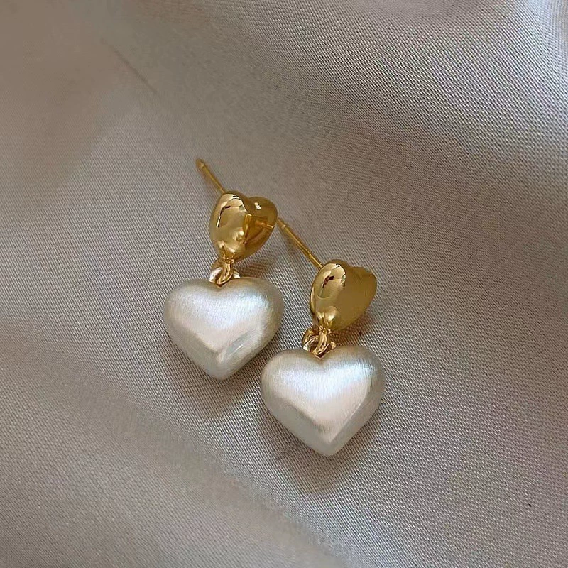 Серебряные серьги-капли с жемчужинами, серебро 925 пробы, небольшой французский ретро-дизайн, жемчужины 6–16 мм