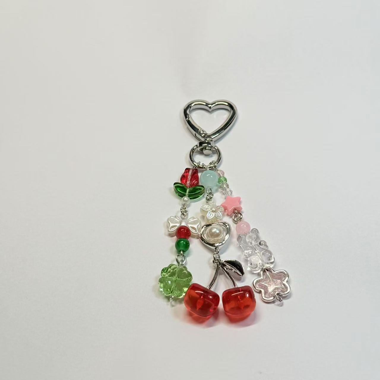 Cute Resin Animal Fruit Unisex Bag Pendant Keychain display picture 8