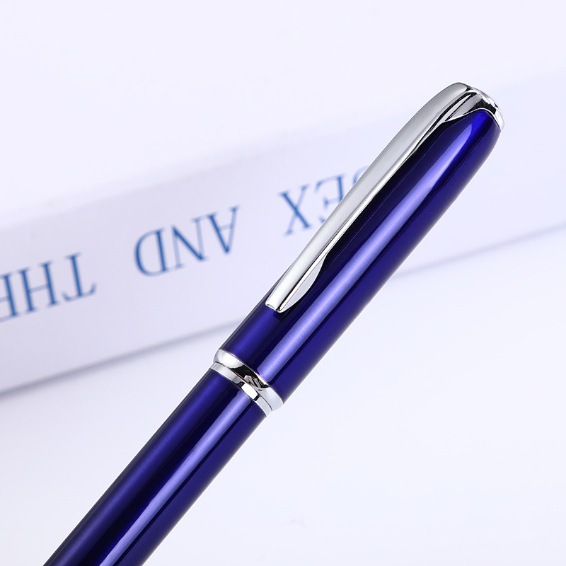 Fabricante en stock Bolígrafo de metal pluma firma pluma Oficina pluma de gel publicidad de negocios pluma de regalo pluma de metal letras