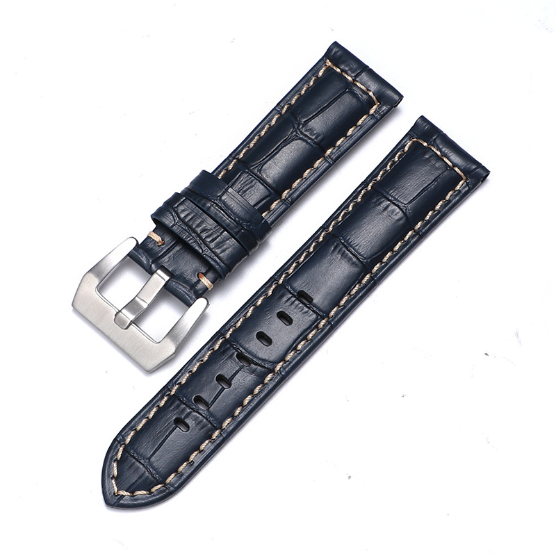 Aplicable iwatch correa de cuero genuino Apple correa de reloj applewatch8 Huawei GT3 Samsung S1 Pena Mar