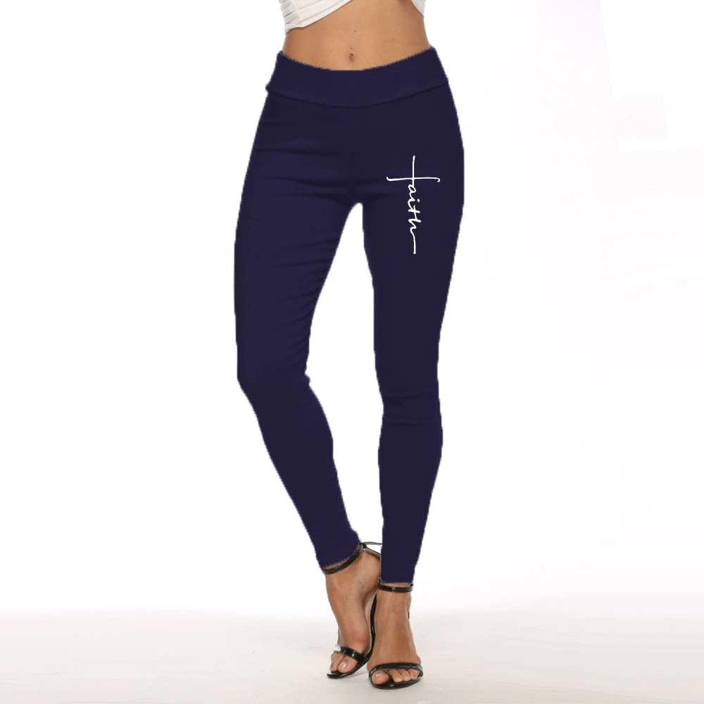 Ins ветер с принтом взрывные повседневные брюки женские трансграничные европейские и американские сексуальные сумки с высокой талией LGS145-267