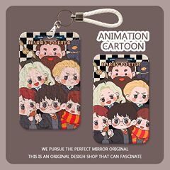 Cute & Adorable Student Campus Card, Meal Card Case, Bus Pass, Yangchengtong Transit Card, Access Control Badge Protector, with Lanyard