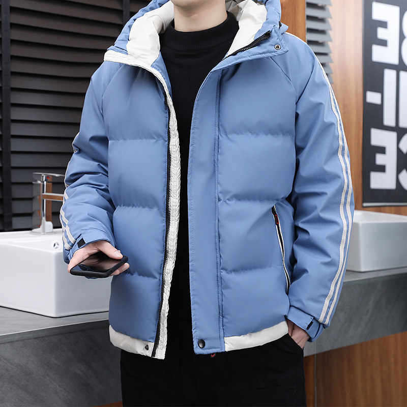 5811 뉴 다운 코튼 패딩 재킷 두꺼운 겨울 옷 투 바 코튼 패딩 의류 남성 투 바 코트 코튼 패딩 재킷 남성 탑