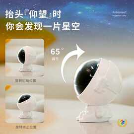∈创意夜光宇航星空灯投影航天礼品多图案卧室哄睡音乐氛围小夜灯