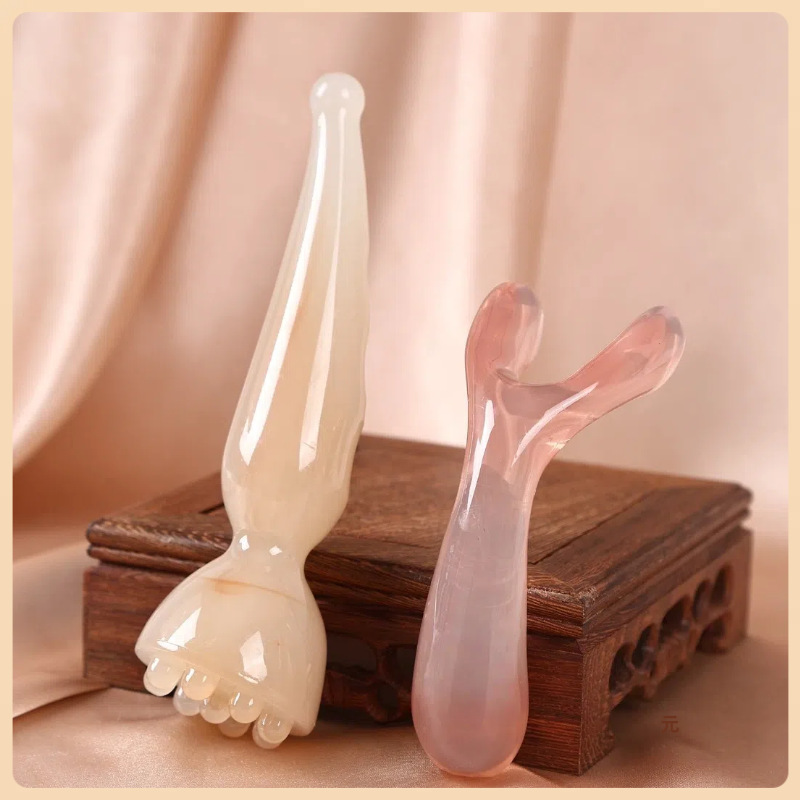 Jade-Look Lotus Facial Massage Stick Guasha Acupoint Beauty Tool 62g key features