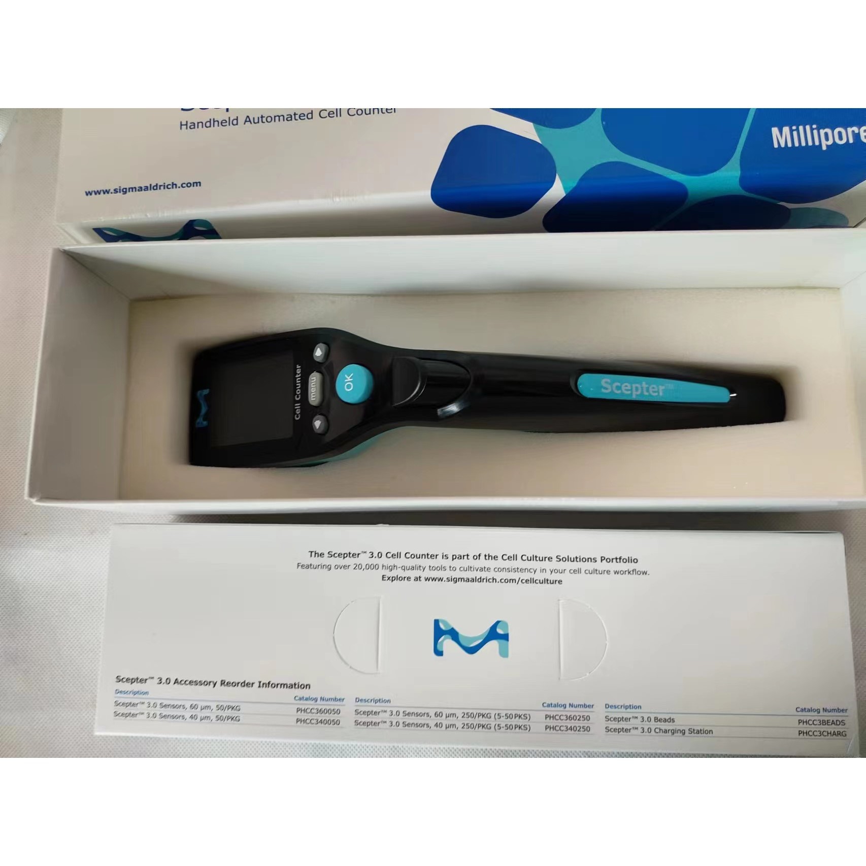 密理博Millipore   PHCC3CHARG   细胞计数器，充电站