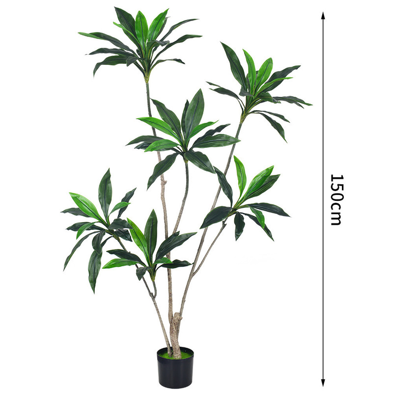 仿真绿植高端轻奢巴西木室内客厅装饰落地摆件仿生假植物盆栽造景|undefined