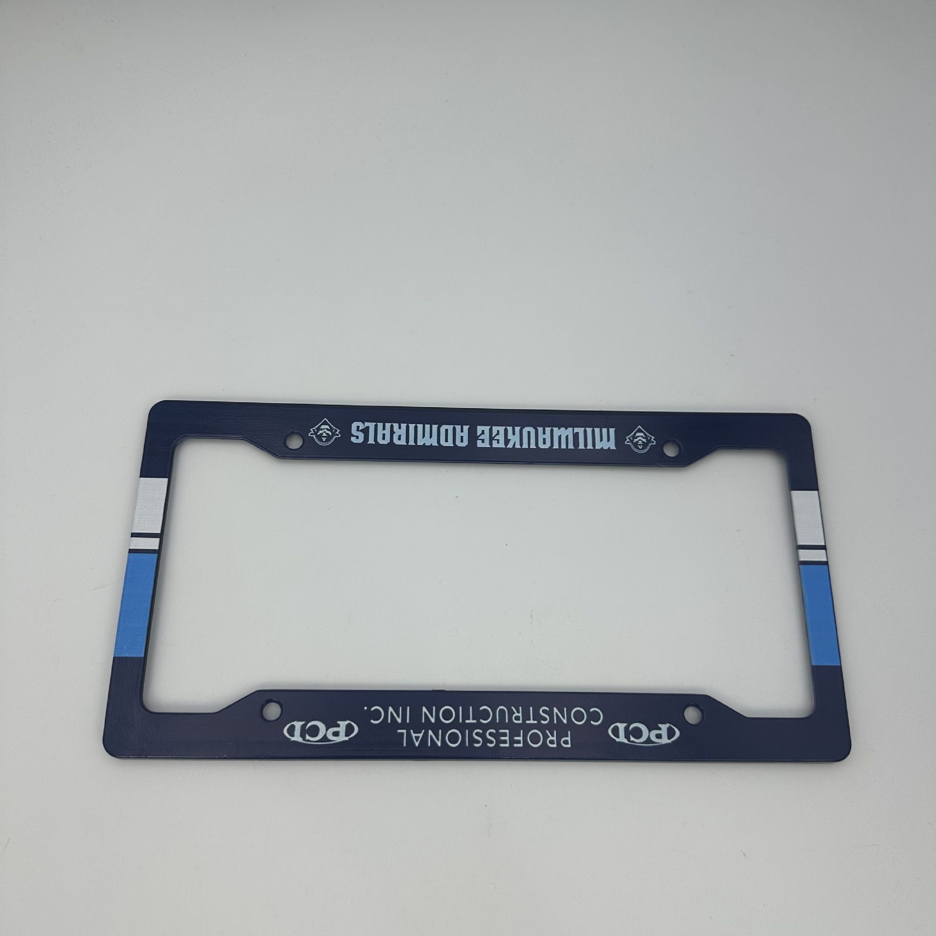 US standard four-hole plastic small round hole full-print license plate frame, personalized car license plate frame, decorative frame, license plate holder
