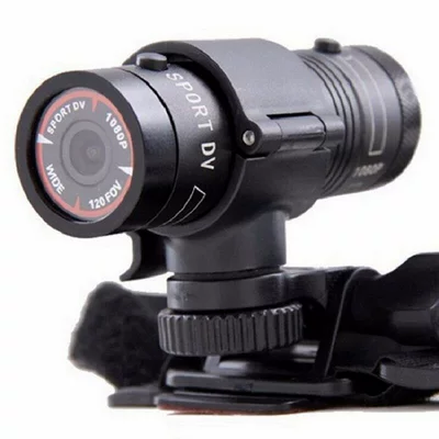 F9 Hd 1080P Camera Motorcycle Bicycle Outdoor Riding Helmet Recorder Waterproof Sports Camera (Motorcycle driving recorder) - official-standard-configuration-black