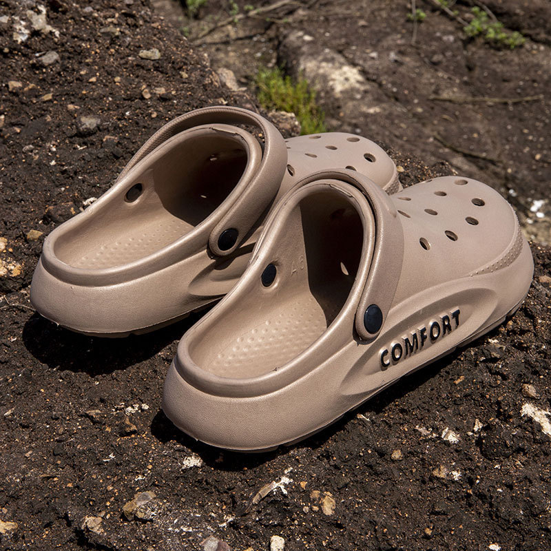 여름 바깥을위한 남성 신발 2024 여름 남성 여성 샌들과 슬리퍼를위한 새로운 도착 신발