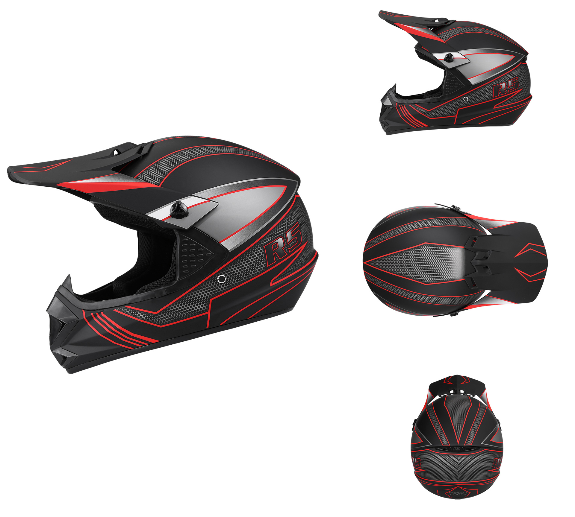 빨간색과 검은 색