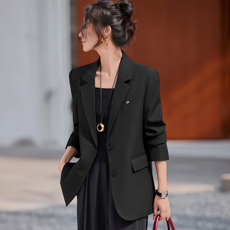 安可拉红西装外套女春秋2025新款职业气质高级上衣休闲小个子西服|undefined