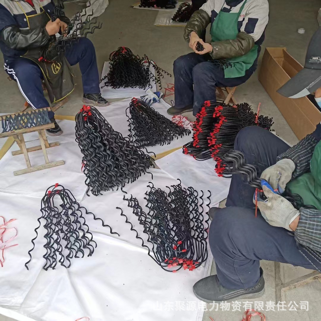 光缆预绞丝厂家 生产预绞式浸塑预绞丝 涂塑预成型预绞丝