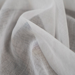 PK7J Curtains Sheer Fabric White Sheer Thin Window Curtain Sale Fabric Finished White Sand Bay Window Living Room Balcony Sheer Bedroom