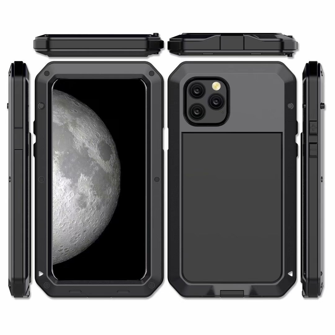 Compatible With IPhone 17 Pro Tank Metal Shockproof Phone Case 16 Sealed Anti-drop Dustproof Protective Cover 14_voghion.com