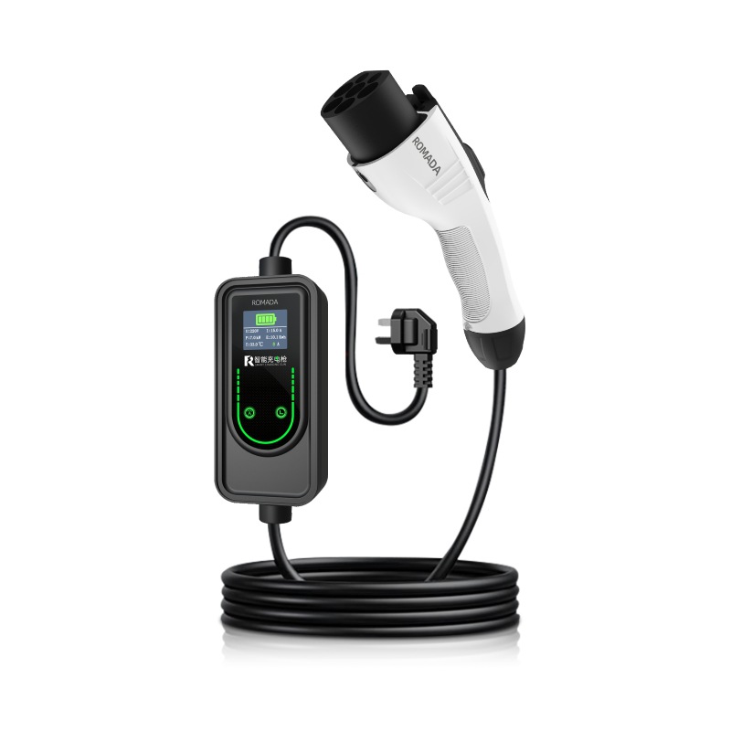 Romada New Energy Vehicle Charging Gun Pile Electric Vehicle Portable Car Charger 3.5/7Kw Ac Universal