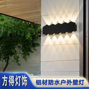 Outdoor Courtyard Wall Lamp Home Hotel Courtyard B&B Balcony Atmosphere Wall Washer Lamp Garden Living Room Wall Lamp