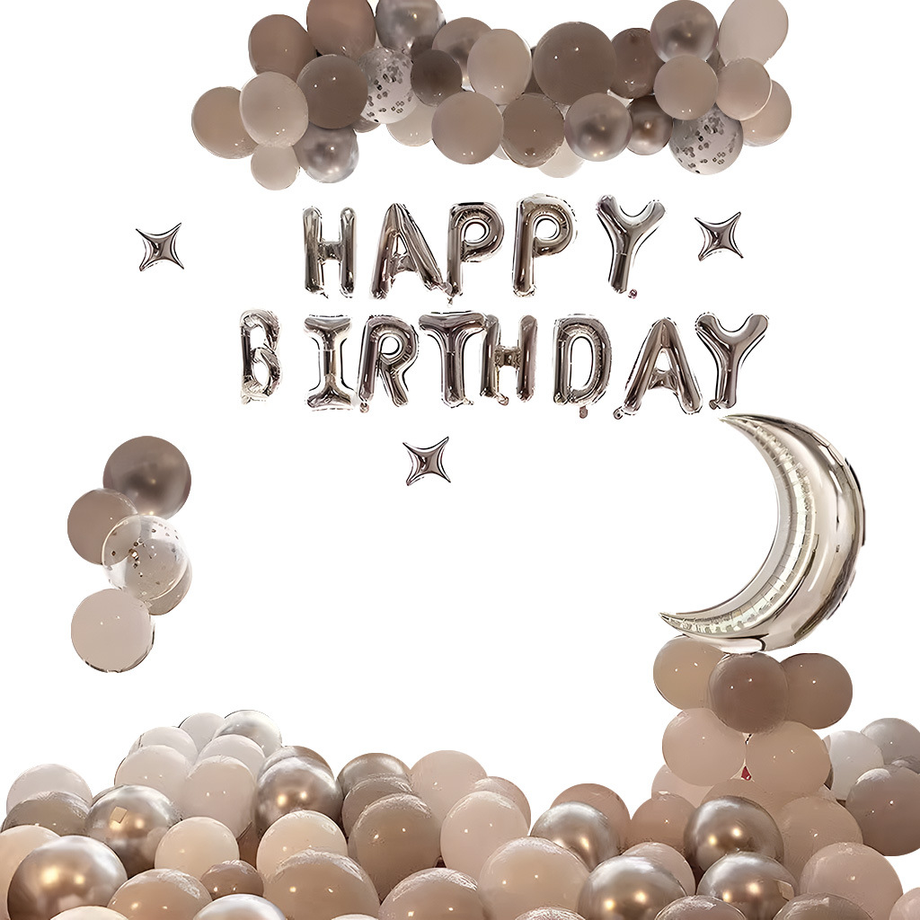 Disposición de escenario de fondo suministros de pared paquetes de alto nivel de comercio exterior paquetes de novia de cumpleaños globo decoración de fiesta