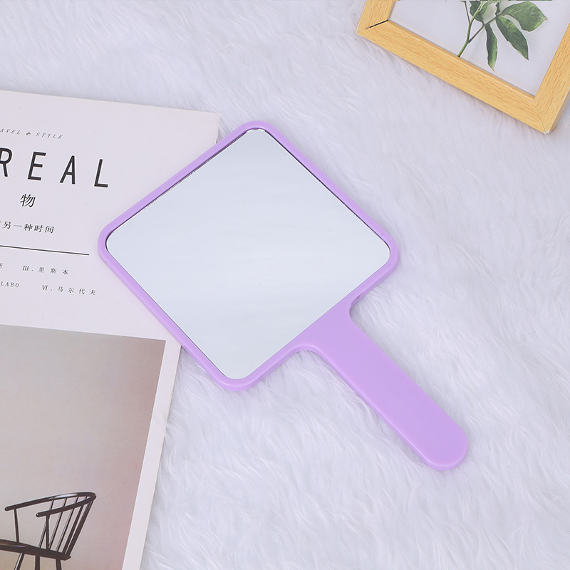Espejo acrílico personalizable para regalo, espejo pequeño cuadrado de mano para maquillaje, espejo portátil de escritorio para mujer, espejo de tocador de alta definición image 27