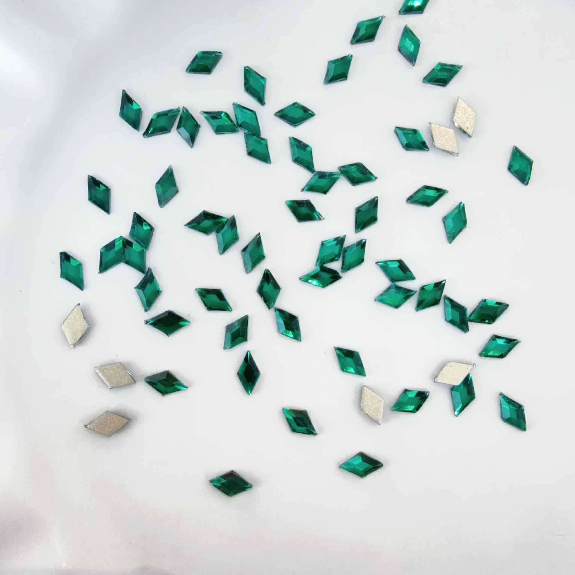 4x6mm 다이아몬드 에메랄드