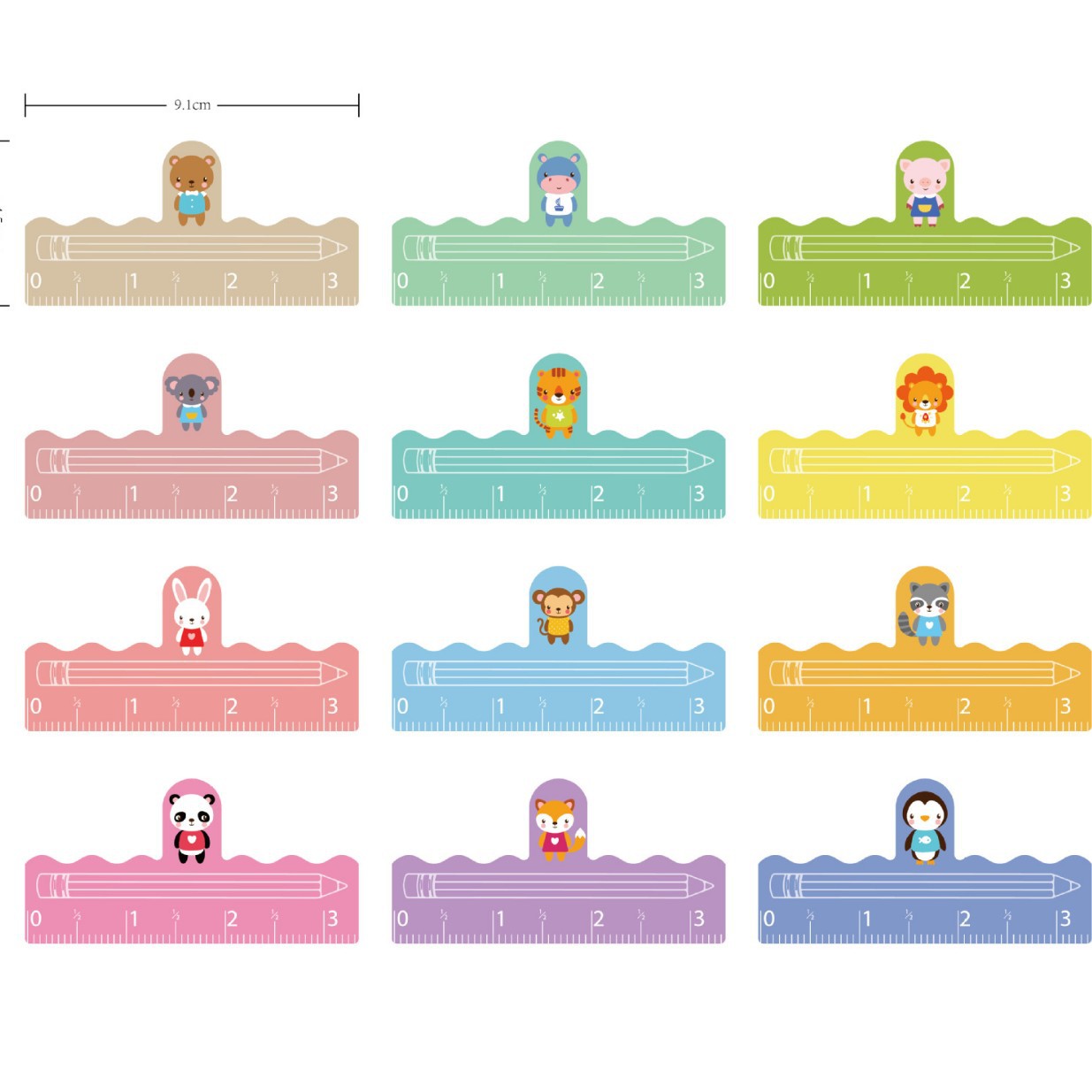 Estilo animal 12 colores (precio único)