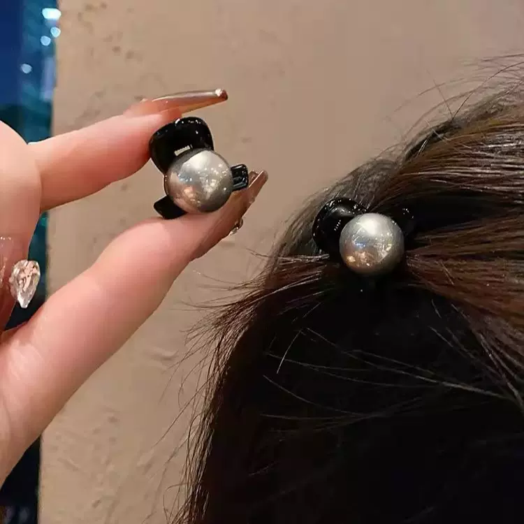 气质百搭迷你珍珠小抓夹女精致时尚前额碎发夹网红刘海夹新款头饰