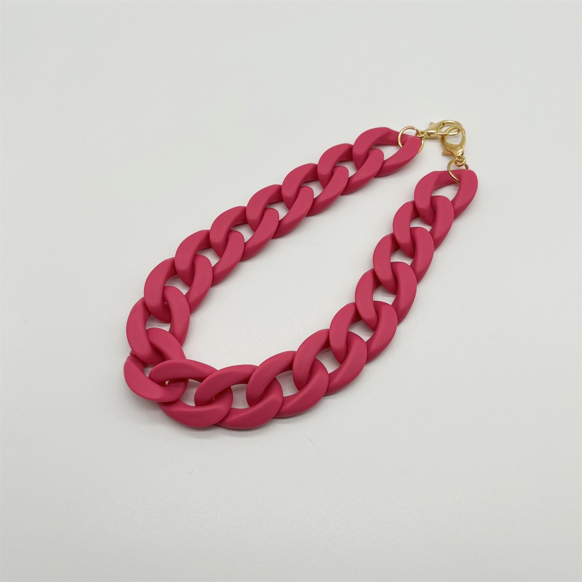 Summer Plastic Solid Color bag Blush Strap display picture 1