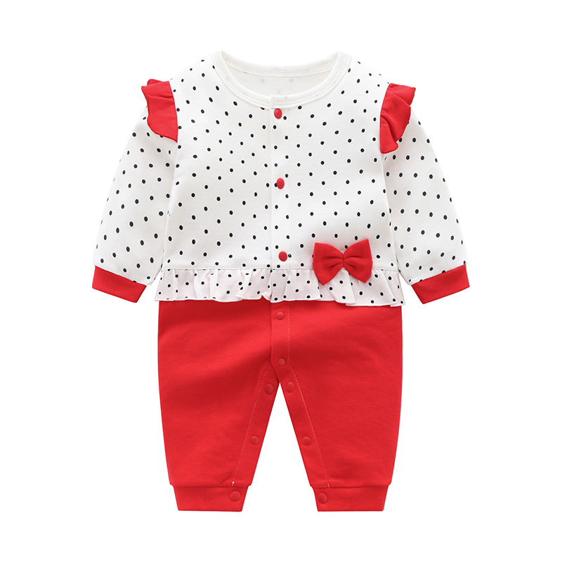 Luna Llena ropa de bebé hembra 6 meses recién nacido bebé mameluco primavera princesa primavera y verano 0-1 años bebé mono