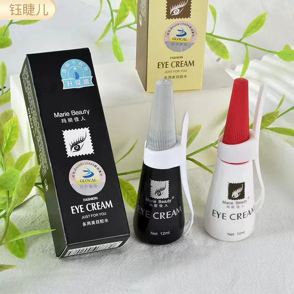 False eyelash glue Mary beauty double eyelid glue novice easy to use seamless quick-drying beauty glue