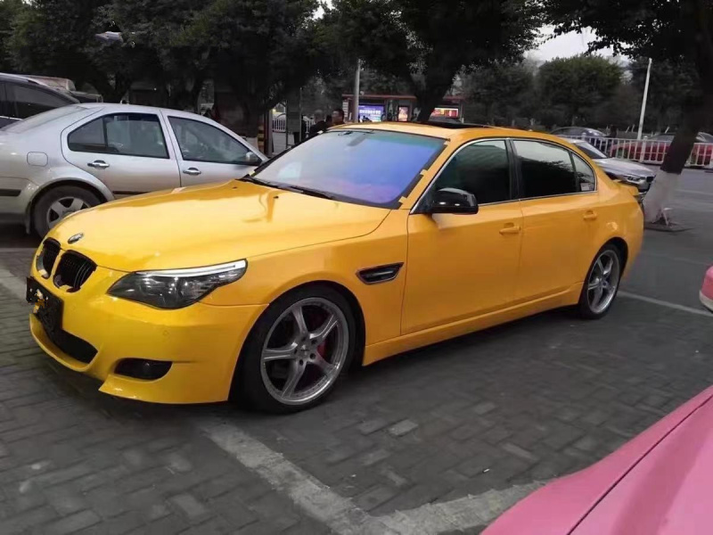 Suitable for 04-10 Bmw 5 Series Modified M5 Large Surround 1m Front and Rear Bumpers, Side Skirts, Center Grille, Rear Wing E60 Kit