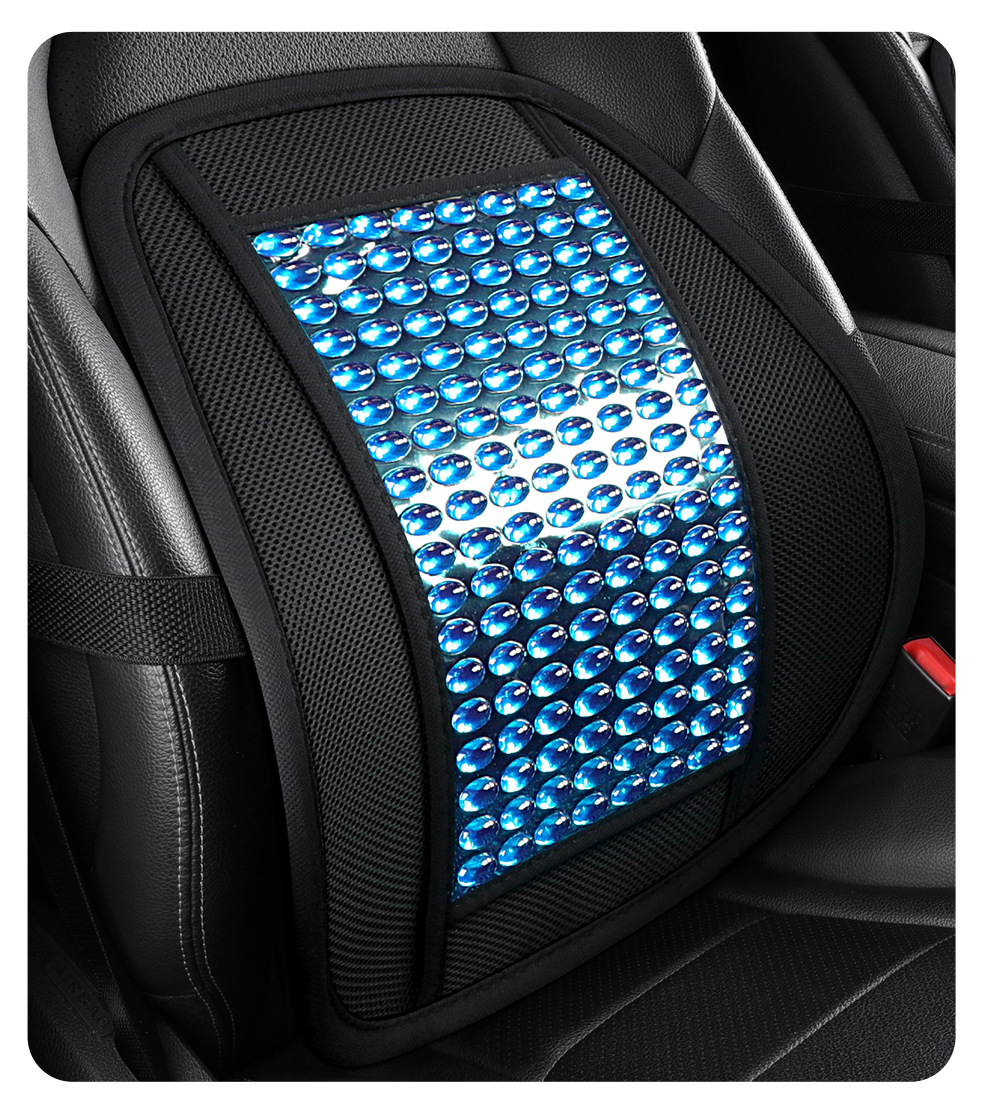 Cross-Border Honeycomb Gel Car Lumbar Support Ice Silk Cooling Pad Home Office Lumbar Pillow Cushion Car Lumbar Support Gel Ice Pad