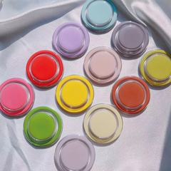 馬卡龍糖果色塑料磁吸氣囊支架伸縮桌面magsafe純色手機支架批發