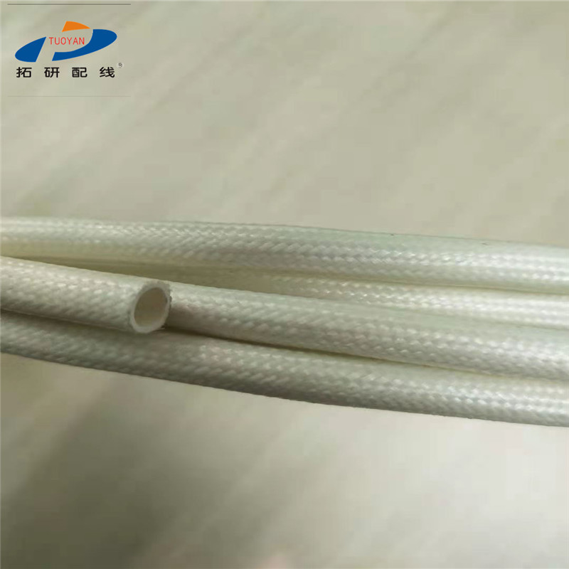 玻璃纤维管耐高温阻然内胶外纤套管 涂层绝缘玻纤管硅橡胶自熄管