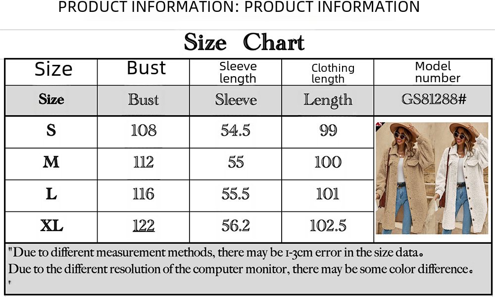 Women's Overcoat Long Lapel Plush Coat Loose Winter Outerwear_voghion.com