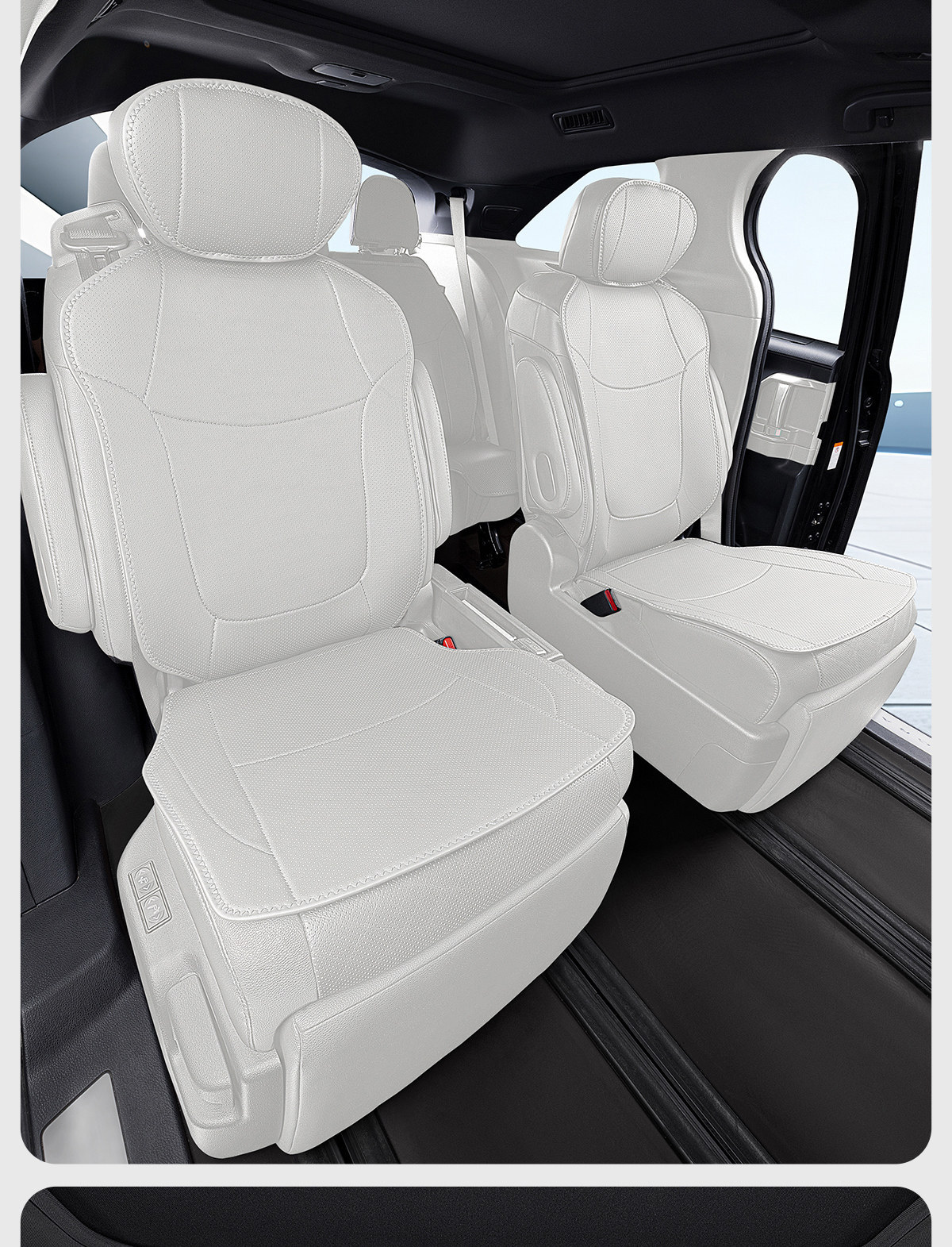 Suitable for Toyota Sienna Seat Cushions, Car-Specific Seat Covers for Granvia, Complete Set of Seat Cushion Modification Parts