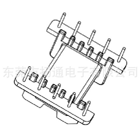 EFD25高频骨架通信骨架EFD25变压器骨架卧式直插5+5脚速卖通电子