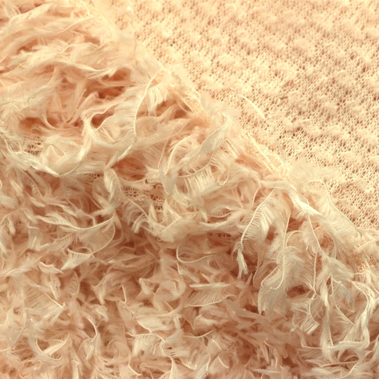 长毛绒松针线鸡毛绒香妃绒蝴蝶绒睫毛绒羽毛绒羽妃绒羽飞绒布面料